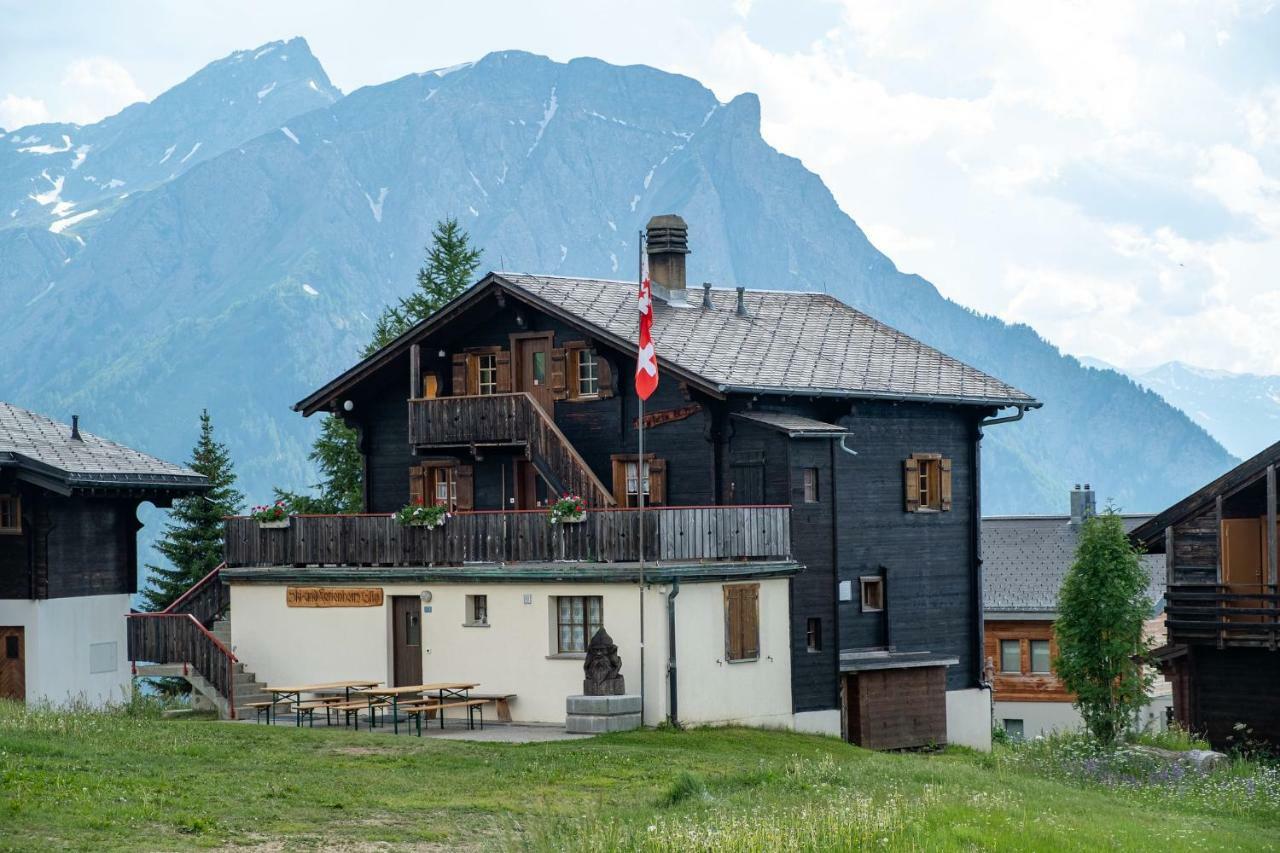Gruppenhaus Im Walliser Alpstyle Rosswald Екстериор снимка